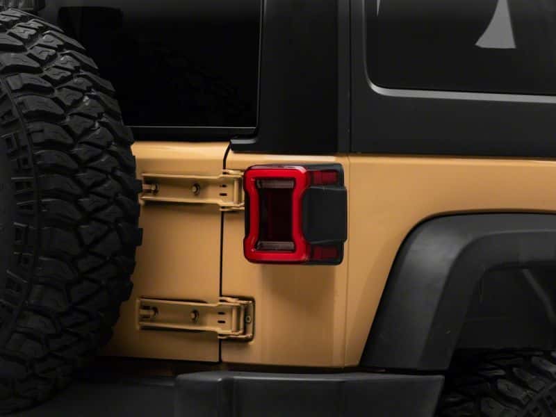 Raxiom — Raxiom 07-18 Jeep Wrangler JK Axial Series JL Style LED Tail Lights- BlkHousing- Red Lens
Lights - view 8