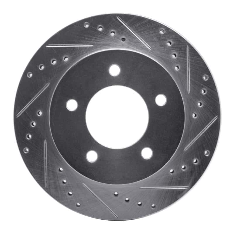 R1 Concepts — R1 97-04 Ford F-150 4WD Front Right Drilled & Slotted Silver Brake Rotor
R1 Brake Rotor Drill - view 1