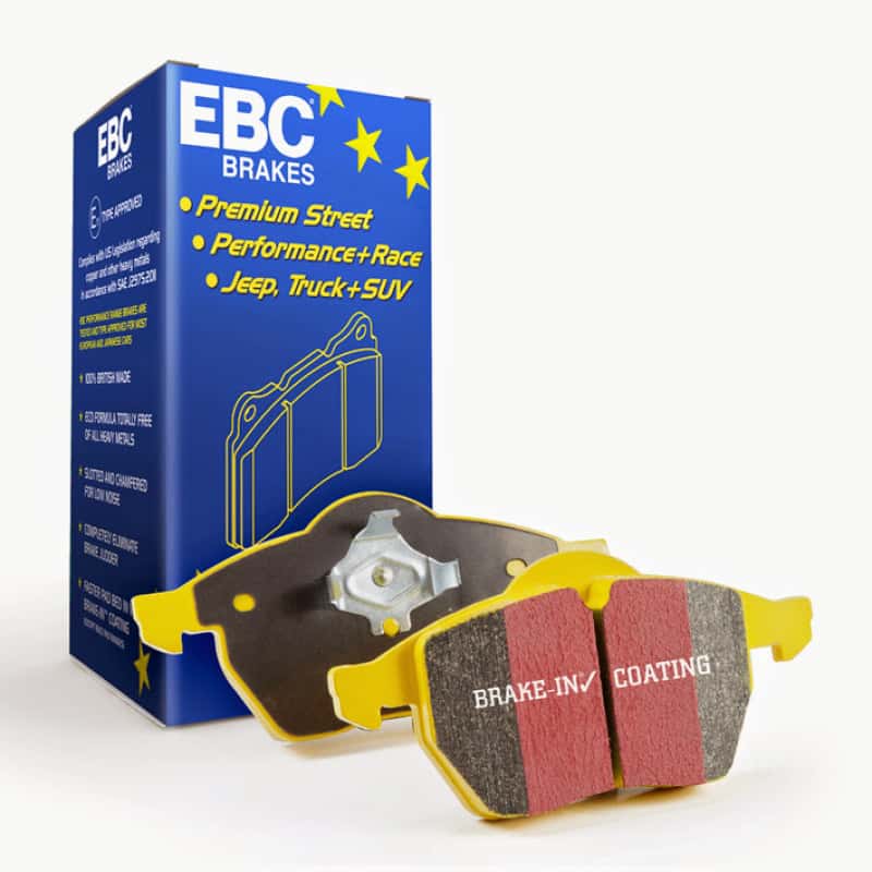 EBC — EBC 91-93 Lancia Delta Integrale 2.0L Turbo HF Evo 1 Yellowstuff Rear Brake Pads - view 7