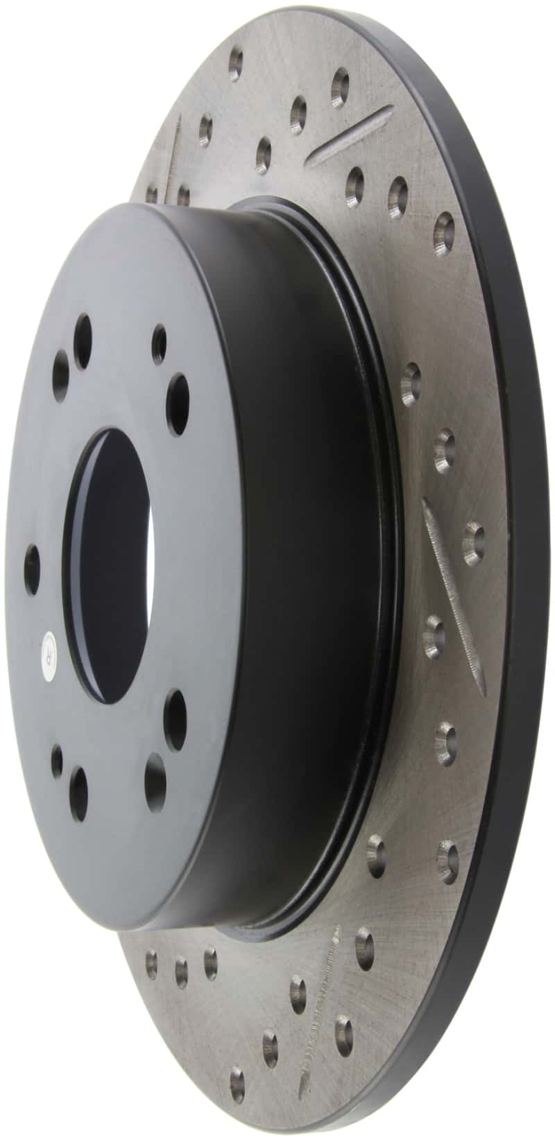 Stoptech — StopTech 06-09 Honda Civic Ex/Si Slotted & Drilled Right Rear Rotor
Disc Brake Rotor
Slot/Drill Rotor - view 4