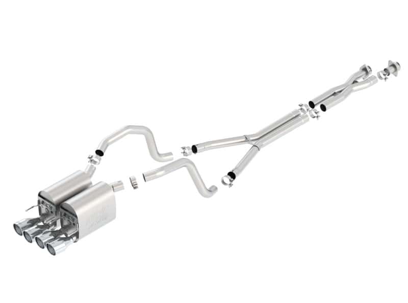 Borla — Borla 05-08 Chevrolet Corvette Coupe/Convertible 2dr 6.2L 8cyl AT/MT 6spd ATAK SS Catback Exhaust
Cat-Back System
ExhstSysKt - view 1