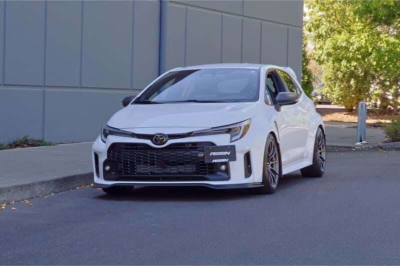 Perrin Performance — PERRIN 2025+ Toyota GR Corolla License Plate Relocation Kit - view 5
