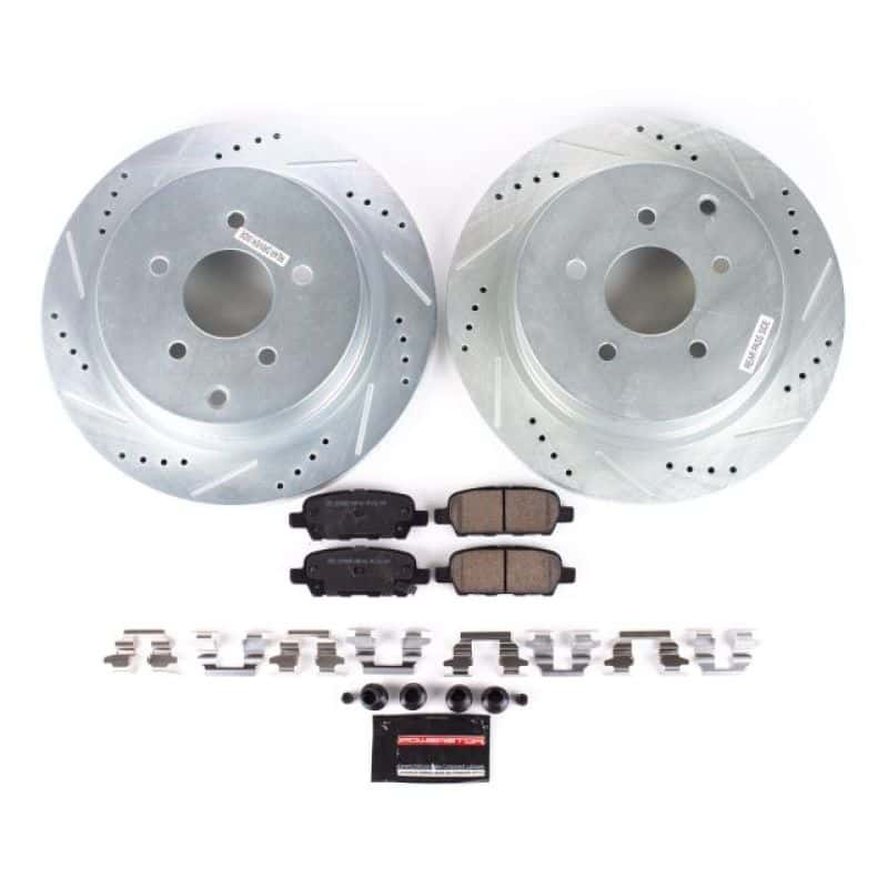PowerStop — Power Stop 03-12 Infiniti FX35 Rear Z23 Evolution Sport Brake Kit - view 1