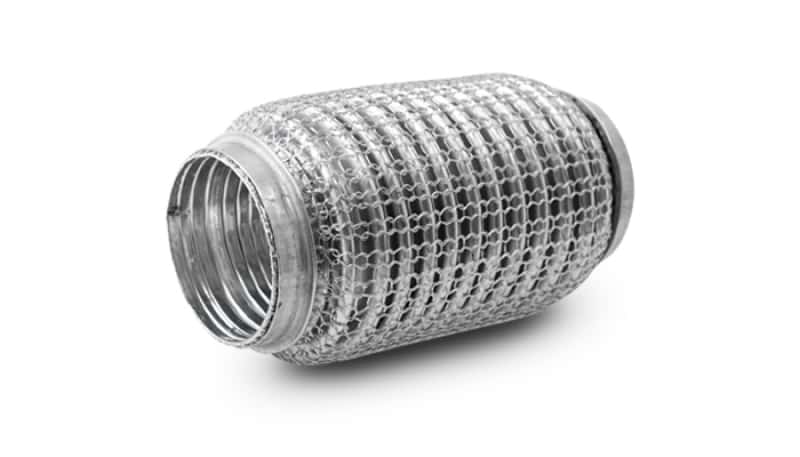 Vibrant — Vibrant SS Flex Coupling w/ Interlock Liner and Mesh Braid 2.25in Inlet/Outlet x 6in long
2.25x6"Flexw/LinerBd
ExhstFlexPipe - view 1