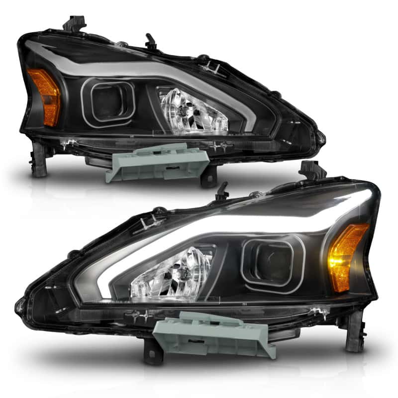 ANZO — ANZO 13-15 Nissan Altima (w/o Factory HID Bulbs) Projector Headlights - w/ Light Bar Black Housing
Head Light Set
HdLtSet - view 8