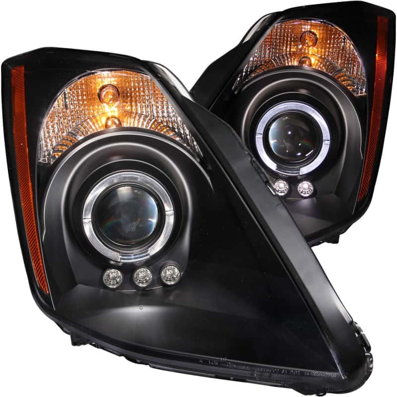 ANZO — ANZO 2003-2005 Nissan 350Z Projector Headlights w/ Halo Black
Head Light Set
HdLtSet - view 1
