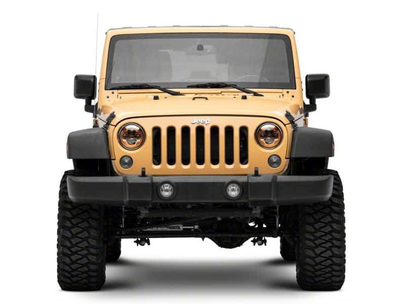 Raxiom — Raxiom 07-18 Jeep Wrangler JK 7-In LED Headlights Orange Housing- Clear Lens
Headlights - view 10