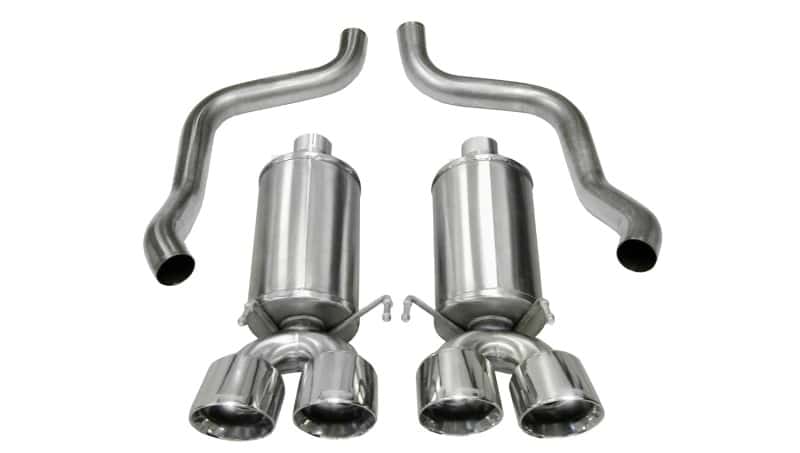 CORSA Performance — Corsa 2009-2013 Chevrolet Corvette C6 6.2L V8 Polished Xtreme Axle-Back Exhaust
Exhaust - view 1