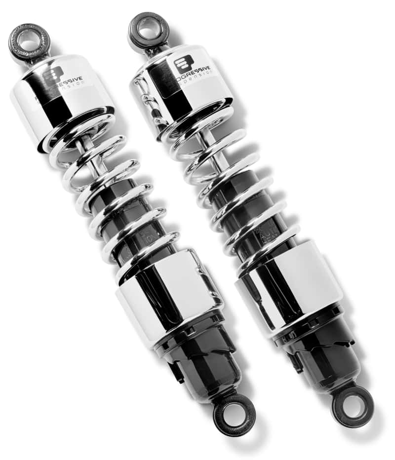 Progressive — Progressive Cruiser 412 Series Shocks 11.0in - Chrome - view 1