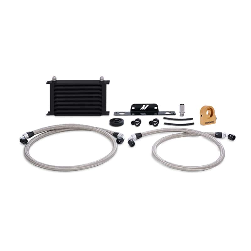 Mishimoto — Mishimoto 10-15 Chevrolet Camaro SS Thermostatic Oil Cooler Kit - Black - view 1