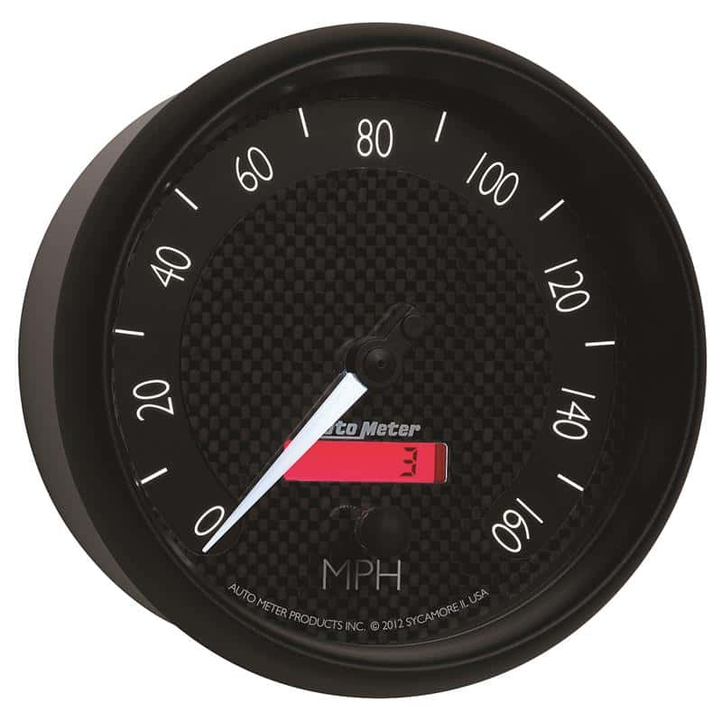AutoMeter — Autometer GT Series 5in In Dash 0-160 MPH Electronic Programmable Speedometer
5" SPEEDO, 160 MPH, - view 7