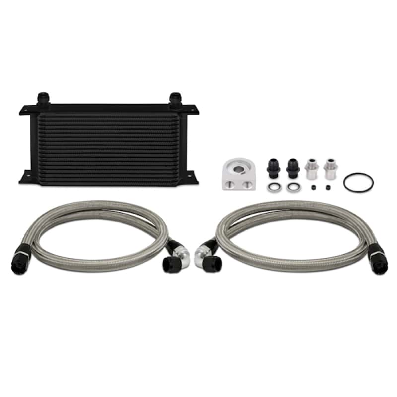 Mishimoto — Mishimoto Universal 19 Row Oil Cooler Kit - Black - view 1