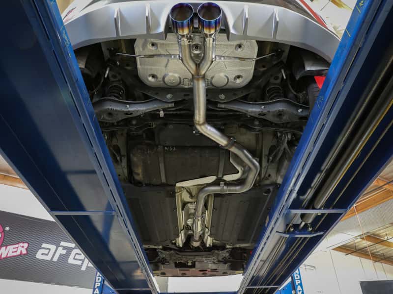 aFe — aFe Takeda 3in-2.5in 304 SS Axle-Back Exhaust w/Polished Tip 19-20 Hyundai Veloster I4-1.6L(t)
Axle-Back Exhaust - view 5