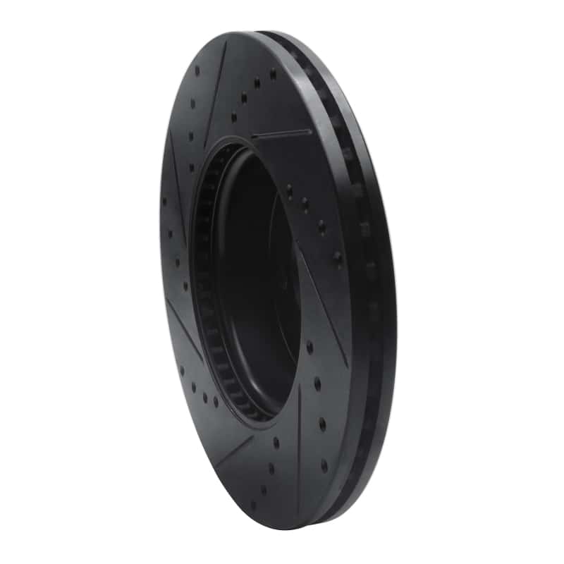 R1 Concepts — R1 13-25 Cadillac CT4 Front Right Drilled & Slotted Black Brake Rotor
R1 Brake Rotor Drill - view 4