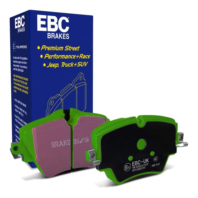EBC — EBC 2017+ Mini Cooper Countryman (F60) 1.5L Turbo Greenstuff Front Brake Pads
Disc Brake Pad - view 2