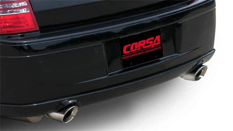 CORSA Performance — Corsa 2005-2010 Dodge Charger No Towing Hitch SRT-8 6.1L V8 Polished Xtreme Cat-Back Exhaust
Exhaust - view 4