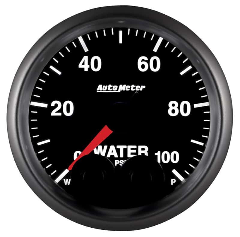 AutoMeter — AutoMeter Gauge Water Press 2-1/16in. 100PSI Stepper Motor W/Peak & Warn Elite
GA 2" WTRP 100PSI EL - view 16
