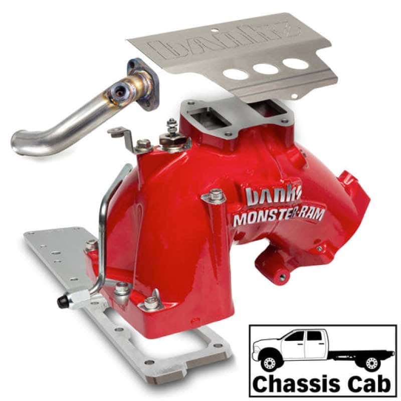 Banks Power — Banks Power 13-18 Dodge RAM 6.7L Monster-Ram Intake System W/Fuel Line-Chassis Cab Red
Monster-Ram Intake - view 2