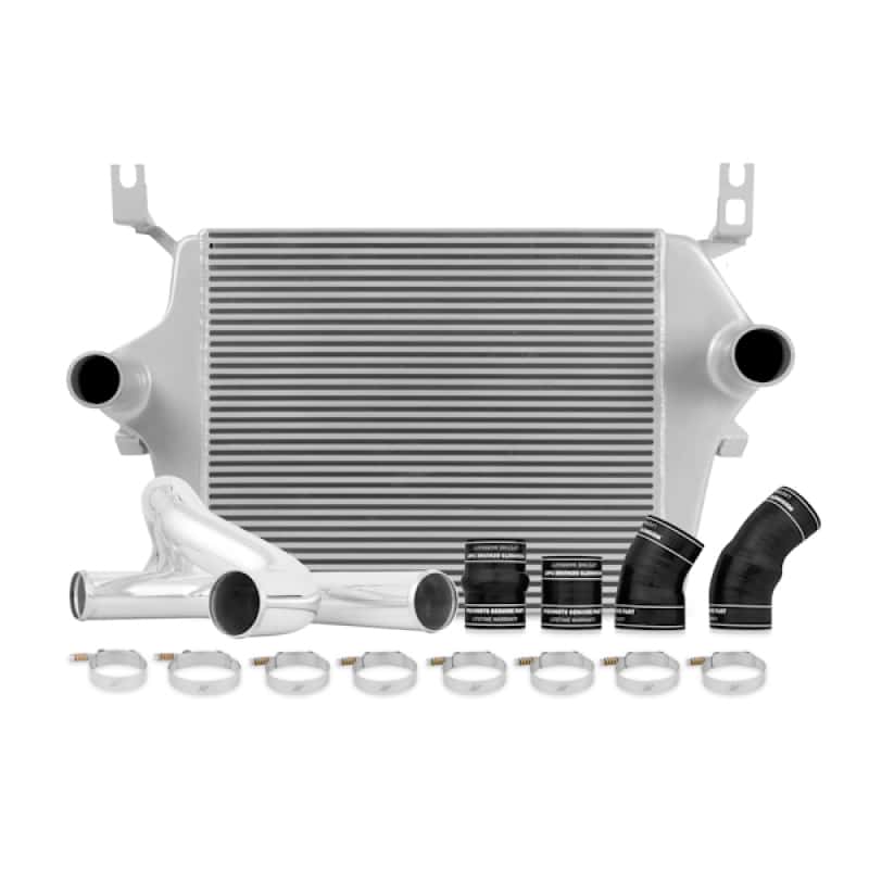 Mishimoto — Mishimoto 03-07 Ford 6.0L Powerstroke Intercooler Kit w/ Pipes (Silver) - view 2