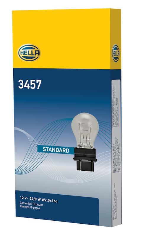 Hella — Hella Bulb 3457 12V 29/8W W3x16q S8
3457 Incan Bulb - view 9