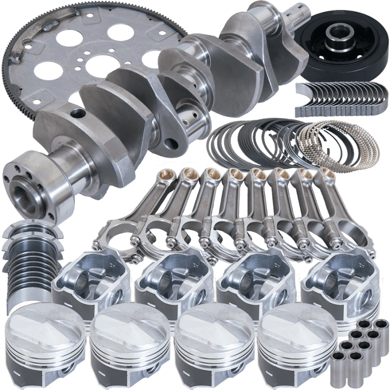 Eagle — Eagle Chevy 454 1Pc 4.000in Crank 6.135in I-Beam Rods 4.310in Pistons 168 Tooth FP Balanced Assembly
Bal Str & Strip Assy - view 1
