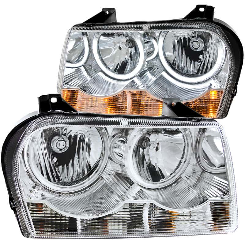 ANZO — ANZO 2005-2010 Chrysler 300 Crystal Headlights w/ Halo Chrome (CCFL)
Head Light Set
HdLtSet - view 1