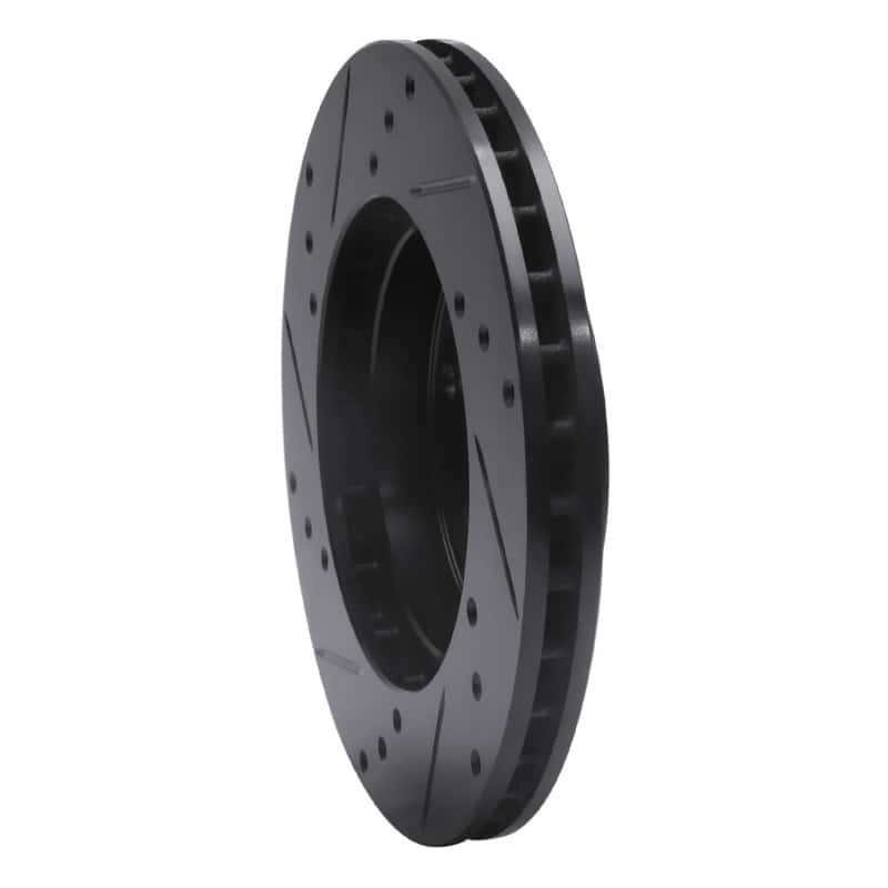 R1 Concepts — R1 98-02 Acura CL Front Right Drilled & Slotted Black Brake Rotor
R1 Brake Rotor Drill - view 4
