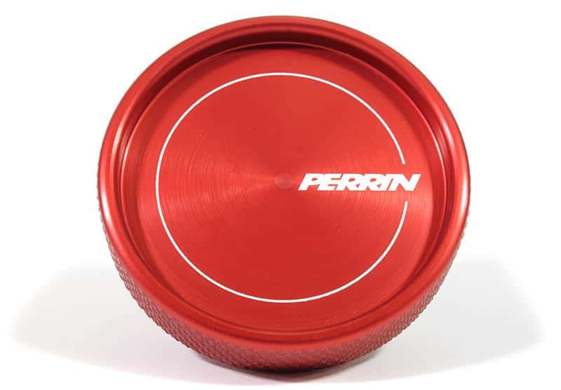 Perrin Performance — PERRIN 02-25 Subaru Impreza/WRX/STI & 13-26 Crosstrek/BRZ/FR-S/GR86/GR86 Oil Fill Cap - Red - view 2
