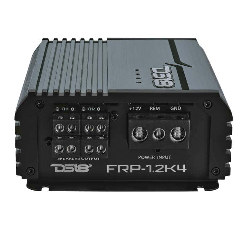 DS18 — DS18 4-Channel Class-D Amp Stereo Full-Range 4 x 120 W RMS at4 ohm- Titanium - view 1