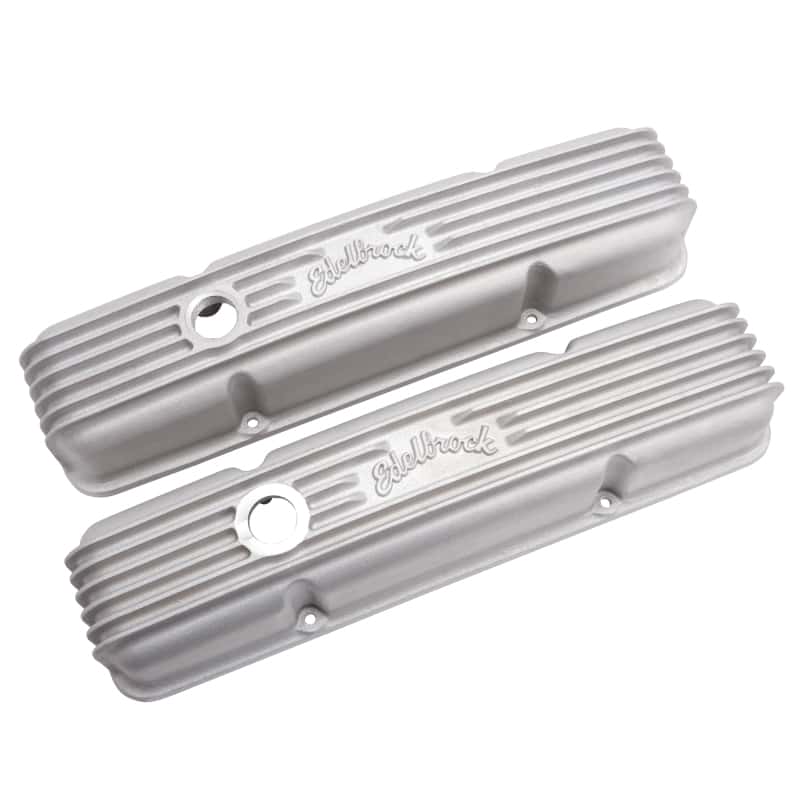 Edelbrock — Edelbrock Valve Cover Classic Series Chevrolet 1959-1986 262-400 CI V8 w/ Oil Fill Hole Satin
ELITE - view 9