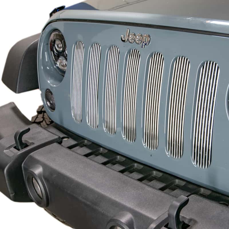 DV8 Offroad — DV8 Offroad 2007-2018 Jeep JK Polished Grille Inserts - view 8