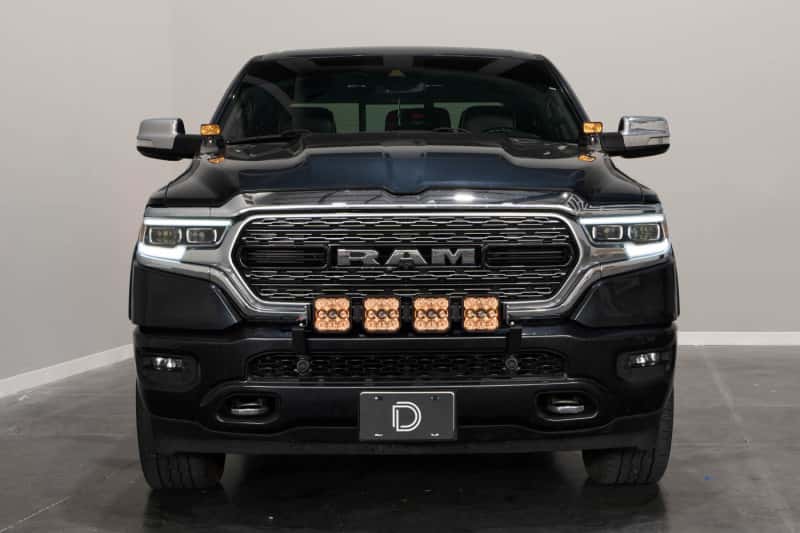 Diode Dynamics — Diode Dynamics SS5 Grille CrossLink Lightbar Kit for 2019-Present Ram - Sport Yellow Combo - view 5