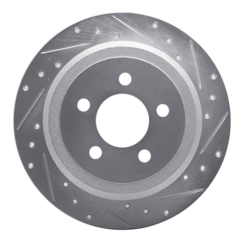 R1 Concepts — R1 07-12 Dodge Nitro Rear Right Drilled & Slotted Silver Brake Rotor
R1 Brake Rotor Drill - view 1