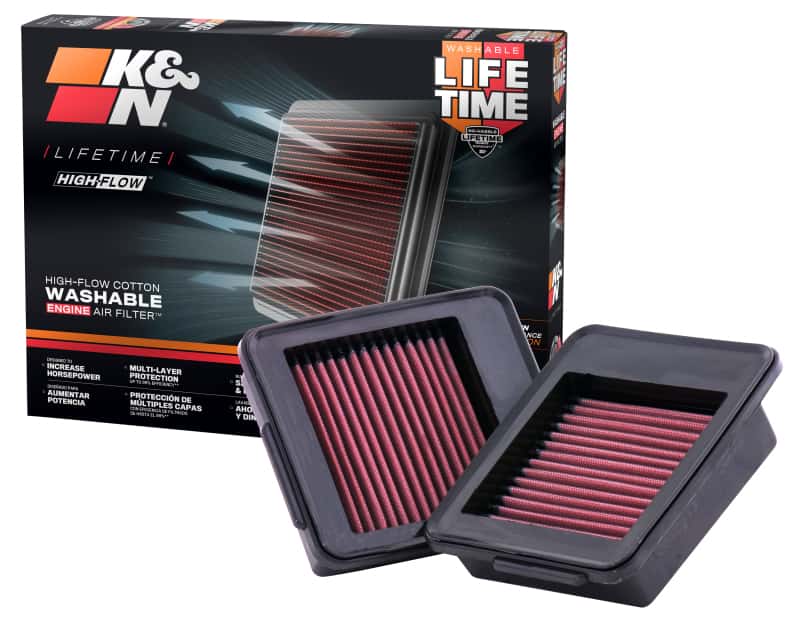 K&N Engineering — K&N 09+ Nissan GTR Drop In Air Filter
Replacement Air Filt
Air Filter - view 4