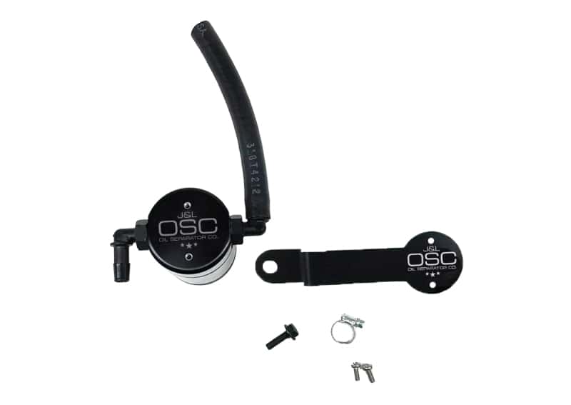 J&L — J&L 17-21 Honda Civic Type R Passenger Side Oil Separator 3.0 - Black Anodized
Oil Separator - view 1