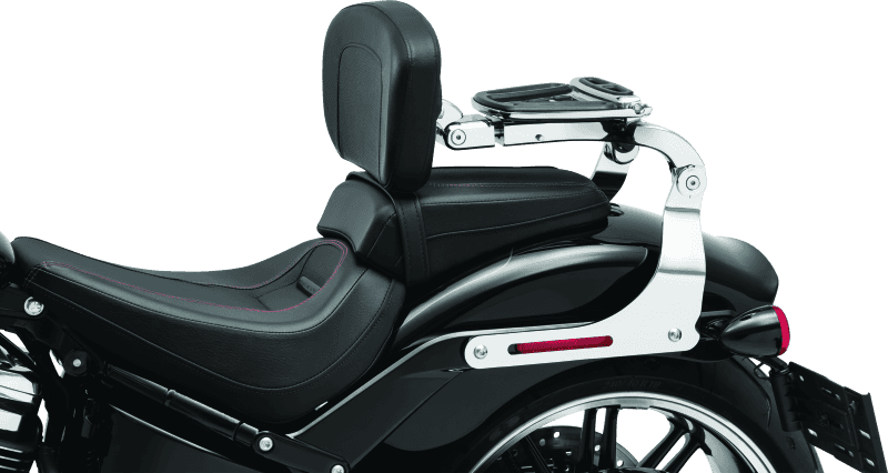 Kuryakyn — Kuryakyn Fixed Mounts Multi-Purpose Driver & Passenger Backrest 18-Up Softail Black - view 2