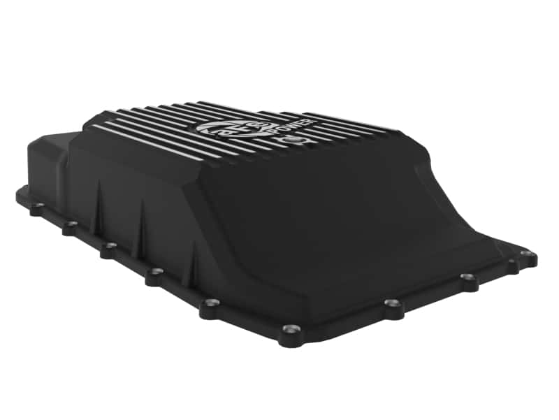 aFe — aFe 17-24 Ford F-150 10R60/10R80 Pro Series Rear Transmission Pan Black w/ Machined Fins
Transmission Pan - view 5