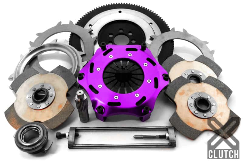 XCLUTCH — XClutch 07-17 Mitsubishi Lancer EVO X 2.0L 7.25in Triple Solid Ceramic Clutch Kit
Clutch Kit - view 1