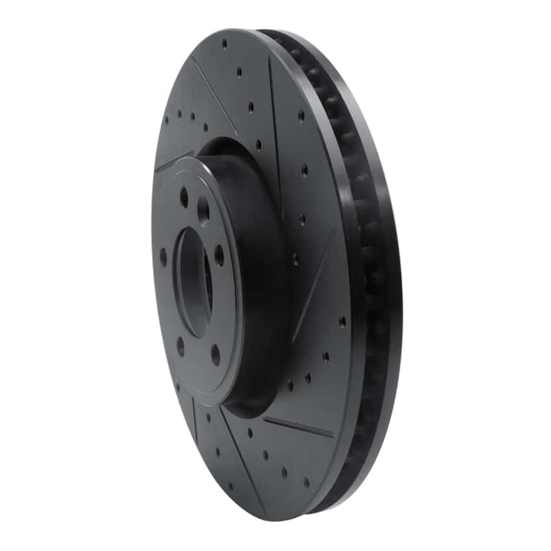 R1 Concepts — R1 18-20 Land Rover Range Rover Sport Front Right Drilled & Slotted Black Brake Rotor
R1 Brake Rotor Drill - view 2