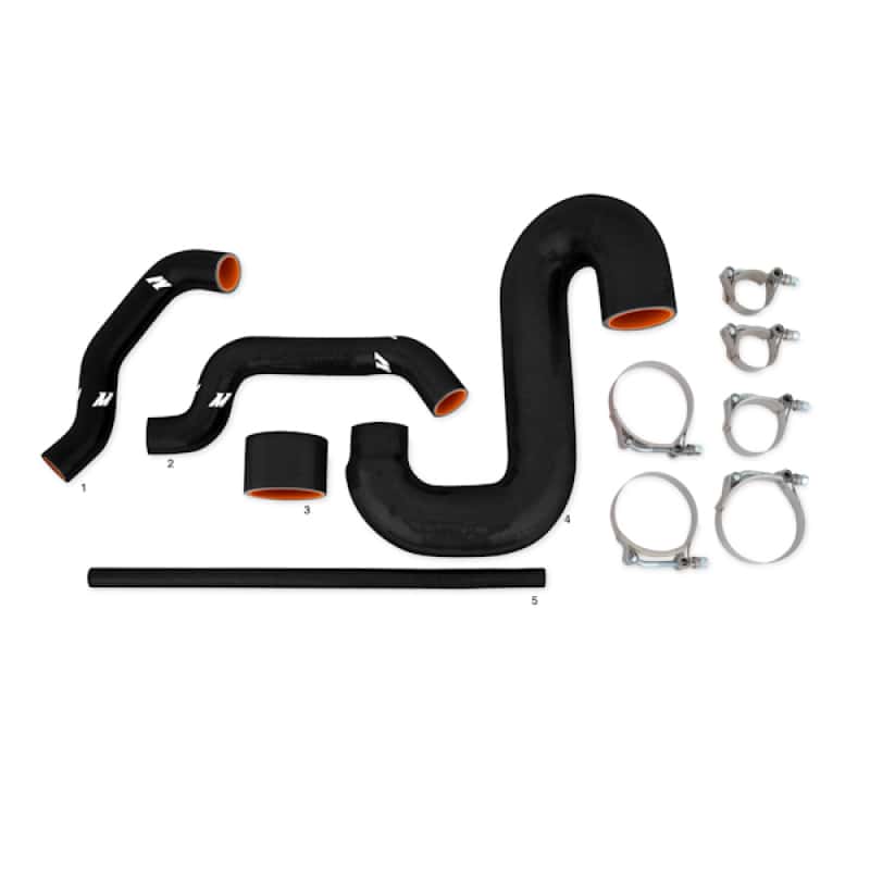Mishimoto — Mishimoto Subaru 02-07 WRX/04-07 STi Top-Mount Intercooler Kit - Powder Coated Black & Black Hoses - view 15