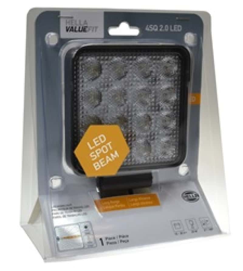 Hella — Hella ValueFit Work Light 4SQ 2.0 LED MV LR LT
Work lamp LED Blstr - view 9