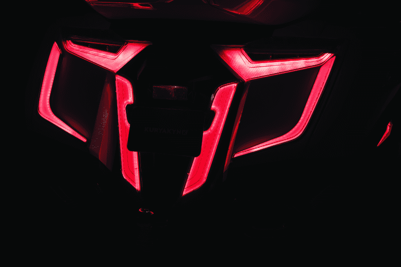 Kuryakyn — Kuryakyn Omni L.E.D Rear Fender Cover 18-20 GL1800 Satin Black - view 3
