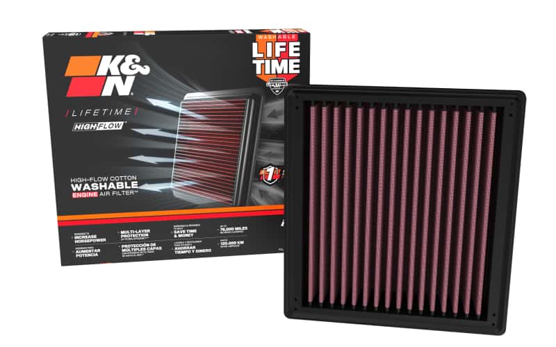 K&N Engineering — K&N Replacement Panel Air Filter for 13-14 Dodge Ram 2500/3500/4500/5500 6.7L L6 Diesel
Replacement Air Filt
Air Filter - view 8