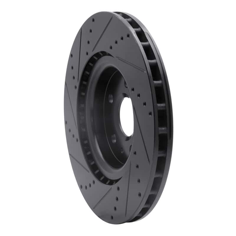 R1 Concepts — R1 09-17 Buick Regal Front Right Drilled & Slotted Black Brake Rotor
R1 Brake Rotor Drill - view 4