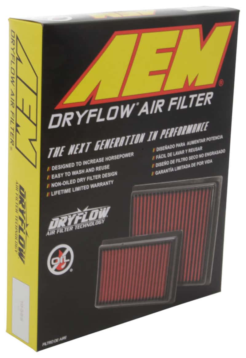 AEM Induction — AEM 12-20 Chevrolet Malibu 1.5L/1.8L/2.0L DryFlow Air Filter
AEM DryFlow Air Filt - view 5