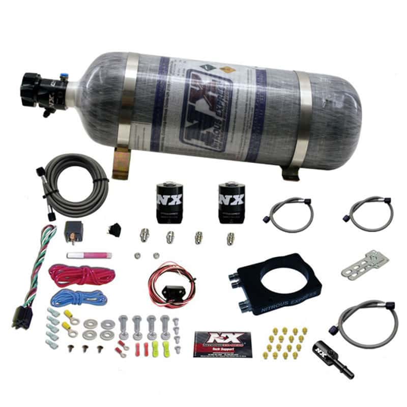 Nitrous Express — Nitrous Express Dodge Hemi Nitrous Plate Kit (50-400HP) w/12lb Composite Bottle
Injection System Kit
N2OSys - view 2