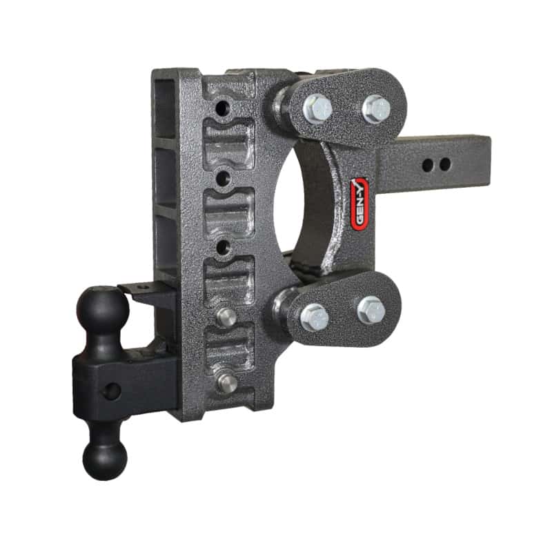 GEN-Y Hitch — Gen-Y The Boss Torsion-Flex 2.5in Shank 9in Drop 21K Hitch w/GH-061 Dual-Ball/GH-062 Pintle Lock
Drop Hitch - view 2