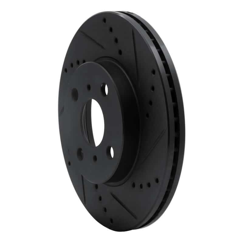 R1 Concepts — R1 04-06 Scion XB Front Right Drilled & Slotted Black Brake Rotor
R1 Brake Rotor Drill - view 2