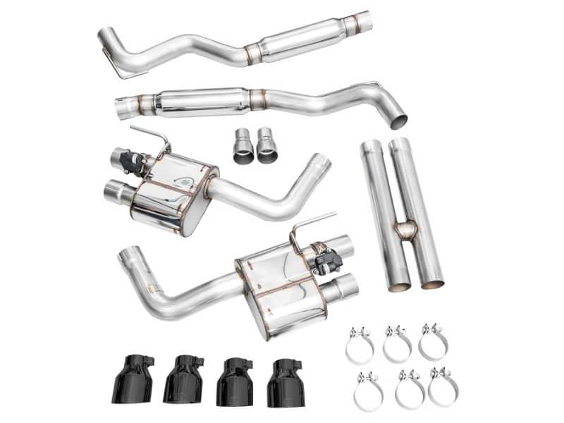 AWE Tuning — AWE 2024 Ford Mustang GT Fastback S650 RWD SwitchPath Catback Exhaust w/ Quad Diamond Black Tips
SwitchPath Catback - view 14