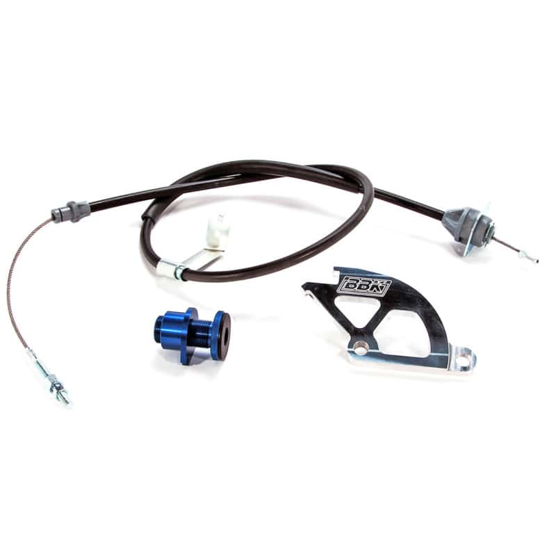 BBK — BBK 79-95 Mustang Adjustable Clutch Quadrant Cable And Firewall Adjuster Kit
Clutch Cable - view 1